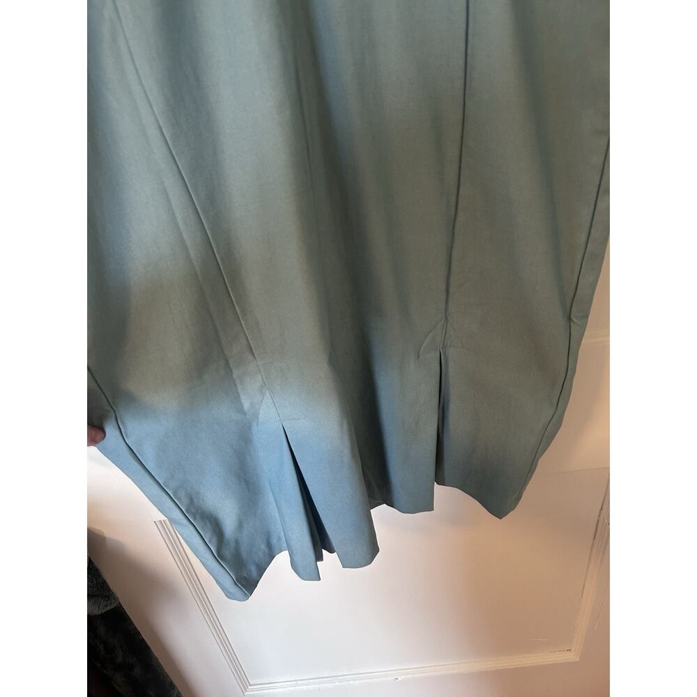 Pinup Couture Priscilla Wiggle Dress 2X NWT Rockabilly Light Blue Plus Size - Picture 10 of 11